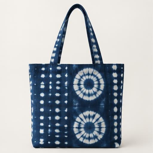 Indigo Adire Carryall Tote by Àrà Craft Studio